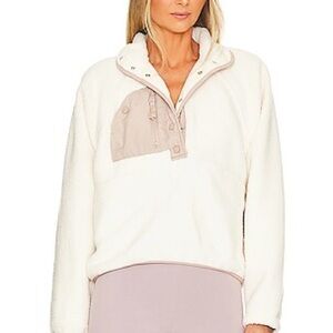 Free People Hit the Slopes Colorblock Fleece Pullover